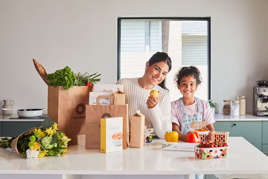 Grocery unpacking at home__Innovation